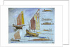 Studies of Venetian craft by Edward Lear