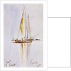 Venetian sunset by Edward Lear