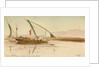 On the Nile near Ballas, Egypt by Edward Lear