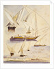 Deir Kadige, Egypt by Edward Lear