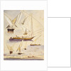 Deir Kadige, Egypt by Edward Lear