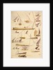 Studies of various Egyptian craft by Edward Lear