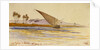 Near Gebel es Silsilas, Egypt by Edward Lear