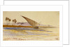Near Gebel es Silsilas, Egypt by Edward Lear