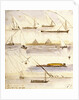 Studies of various Egyptian craft by Edward Lear