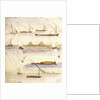 Studies of various Egyptian craft by Edward Lear