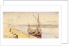 Near Esneh, Egypt by Edward Lear