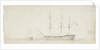 The 'Royal William' at anchor by Oswald Walter Brierly