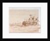 The loss of HMS 'Conqueror' by George Pechell Mends