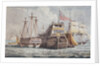 74-gun HMS 'Odin', captured from the Danish in 1807, at anchor in Portsmouth harbour by John Christian Schetky