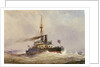 HMS 'Devastation' by William Frederick Mitchell