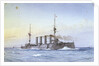 Armoured cruiser HMS 'King Alfred' (1901) by William Frederick Mitchell