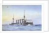 Armoured cruiser HMS 'King Alfred' (1901) by William Frederick Mitchell