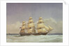 HMS 'Volage' by William Frederick Mitchell