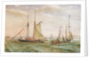 Yachts off Southsea 1895 by E.P. Bedwell