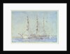 French Ship Marecual de Cashes [Mareschal de Cashes?] at Falmouth July 1914 by Henry Scott Tuke