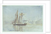 A schooner off shore by Henry Scott Tuke