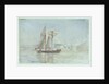 A schooner off shore by Henry Scott Tuke