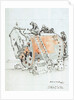 Chipping rust and red-leading old boiler by Herbert Hastings McWilliams