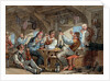 Shipmates carousing on shipboard by William Henry Pyne