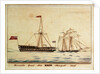Quarantine guard ship 'Rhin' standgate creek by British School