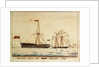 Quarantine guard ship 'Rhin' standgate creek by British School