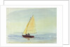 Sailing dinghy by William Lionel Wyllie