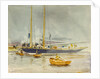 Study of a yacht by William Lionel Wyllie