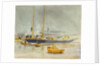 Study of a yacht by William Lionel Wyllie