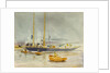 Study of a yacht by William Lionel Wyllie