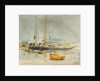 Study of a yacht by William Lionel Wyllie