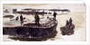 Study of lighters by William Lionel Wyllie