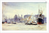 Irongate wharf by William Lionel Wyllie