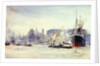 Irongate wharf by William Lionel Wyllie
