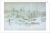St Paul's and River by William Lionel Wyllie