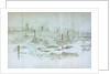 St Paul's and River by William Lionel Wyllie