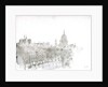 Sketch of St Paul's Cathedral from the Embankment, London by William Lionel Wyllie