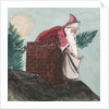 Father Christmas going down the chimney by William Lionel Wyllie