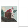 Father Christmas going down the chimney by William Lionel Wyllie