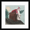 Father Christmas going down the chimney by William Lionel Wyllie