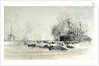 HMS 'Hogue', 'Cressy', 'Aboukir' by William Lionel Wyllie