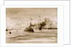Visit of French fleet by William Lionel Wyllie