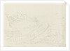 Rough sketch of an advertisement for Castles Ship Timber Co. shipbreakers by William Lionel Wyllie