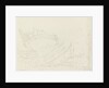 Rough sketch of an advertisement for Castles Ship Timber Co. shipbreakers by William Lionel Wyllie