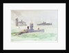 Aircraft carriers and the submarine L24 by William Lionel Wyllie