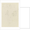Slight studies of naval officers dress uniform, and a crowd by William Lionel Wyllie
