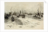The Prince of Wales and Shah of Persia steaming up the Pool by William Lionel Wyllie