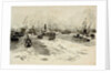 The Prince of Wales and Shah of Persia steaming up the Pool by William Lionel Wyllie