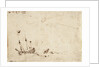 Two ships lying ahull in a heavy sea by Willem Van de Velde the Younger