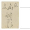 Details of military uniforms, including helmet by Edward William Cooke